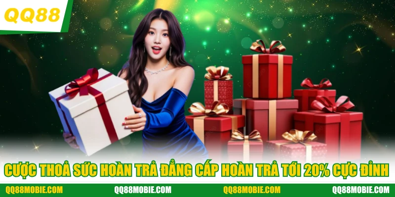 Cược thỏa sức hoàn trả đẳng cấp hoàn trả tới 20%
